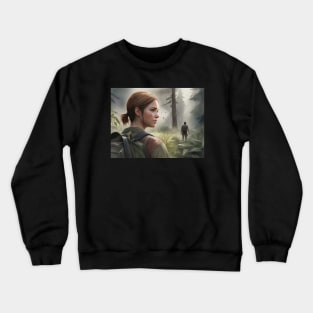 The Last of Us fan art - Joel and Ellie Crewneck Sweatshirt